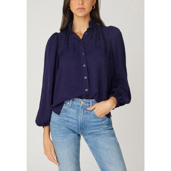 NEW SHOSHANNA apollo top in navy - Picture 1 of 2
